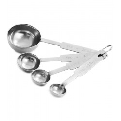 Jogo 4 Pecas Colheres Medidoras